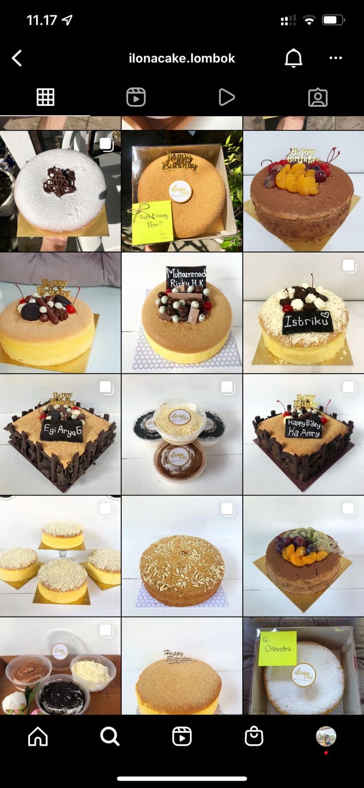 Ilona Cake Lombok